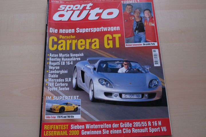 Deckblatt Sport Auto (11/2000)